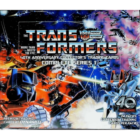 2024 Dynamite Trans Formers 40th Anniversary Factory Sealed Booster Display Complete Series 1 Box