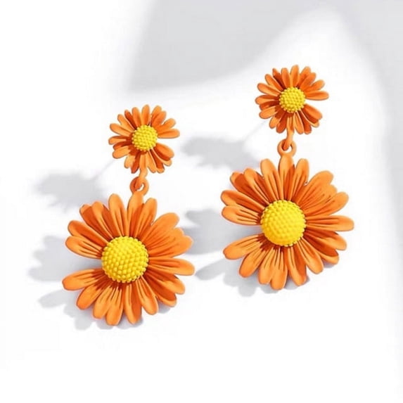 2024 Earring Korean Petal Acrylic Earrings Summer Beach Earrings for Wwomen Accessories Wholesale jewelry Flower Earrings