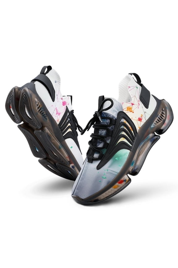 2024 Educational Math Formula Women Or Men Lace Up Flat Sneakers Female Mesh Walking Footwear
