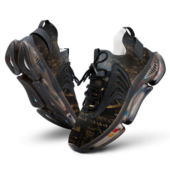 2024 Educational Math Formula Women Or Men Lace Up Flat Sneakers Female Mesh Walking Footwear