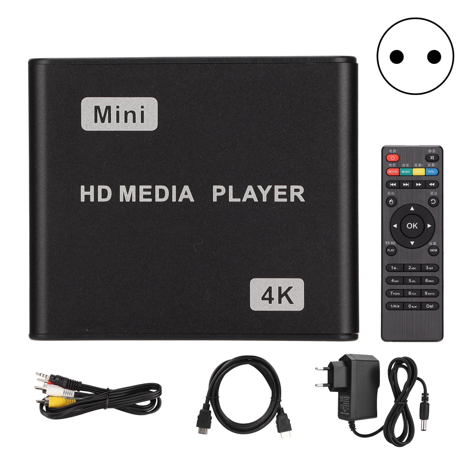 2024 Electronic Accessories 4K HD Media Player Mini Streaming Media ...