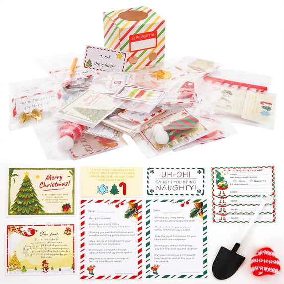 2024 Elf Kit 24 Days Of Christmas Christmas Advent Calendar Genie Kit Gift Elf Kits Best Christmas Countdown Gift