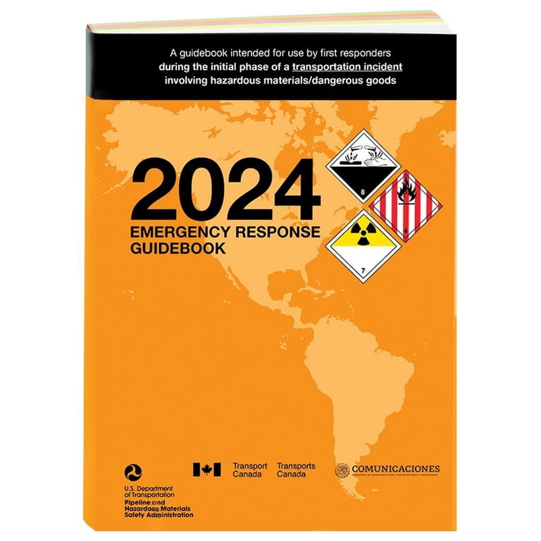 2024 Emergency Response Guidebook (ERG), Soft Bound, 5.5” x 7.5