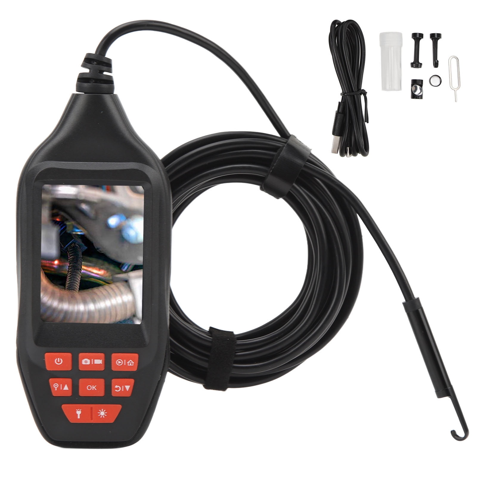 2024 Endoscope Camera 3in LCD Display 1080P Inspection Camera Bending