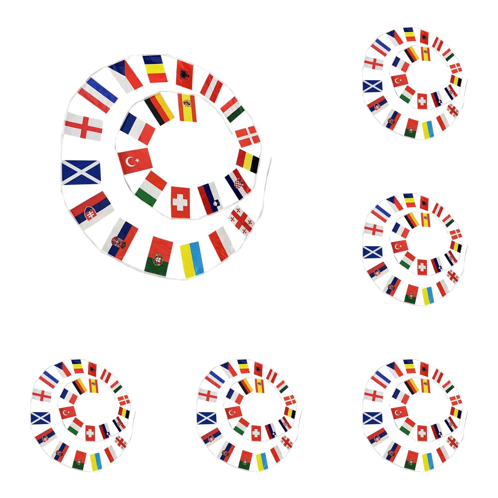 2024 European Football Championship Bunting Flags European Flag Bunting
