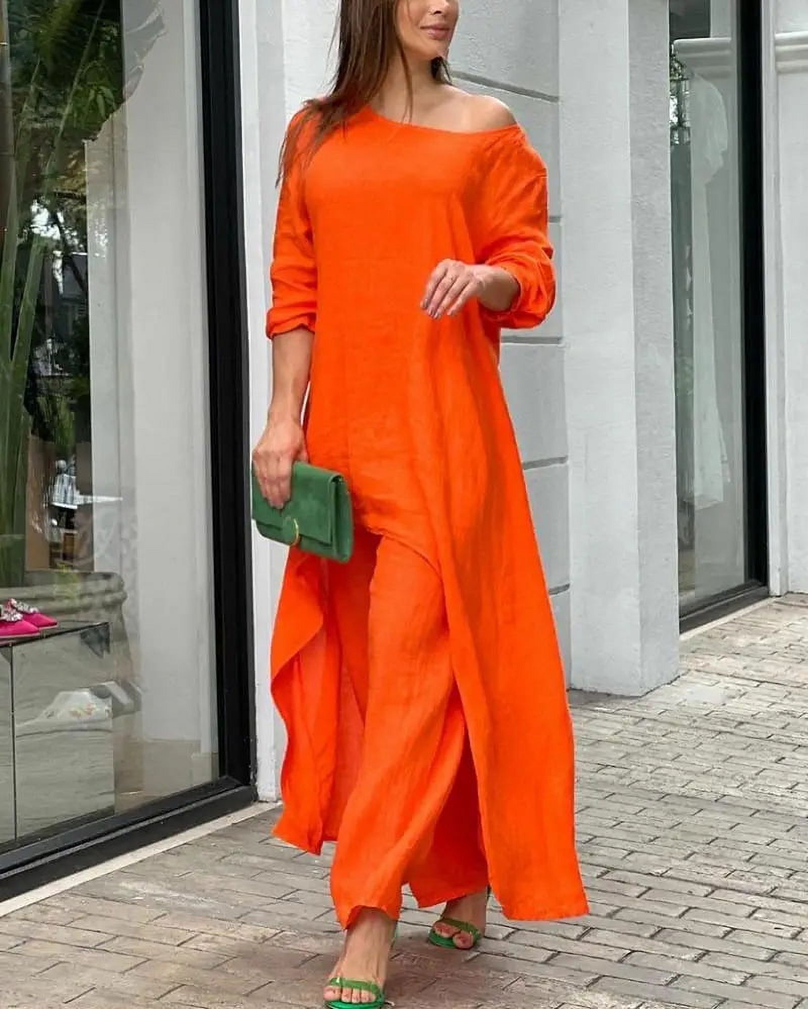 2024 European and American New Women‘s Cotton and Linen Fashion Casual