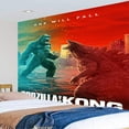 2024 Explosive Godzilla wars King Kong bedroom decoration tapestry, ins ...