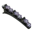 thumbnail image 1 of 2024 Exquisite Floral Hair Barrettes with Sparkling Colorful Gemstones for Women and Girls, 1 of 4