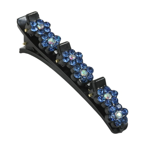 2024 Exquisite Floral Hair Clip Sparkling Colorful Barrettes for Women Girls