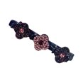 thumbnail image 1 of 2024 Exquisite Four Leaf Floral Barrettes for Women and Girls Shimmering Hair Accessories with Sparkling Stones, 1 of 3