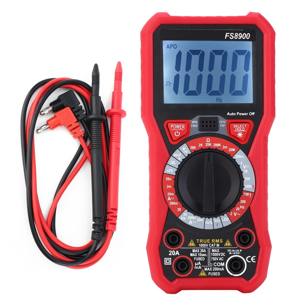 2024 FS8900 LED Multifunctional Digital Handheld Multimeter AC DC