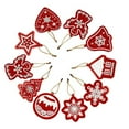 2024 Fall 10pcs As One Set DIY Christmas Small Cards With Beads
