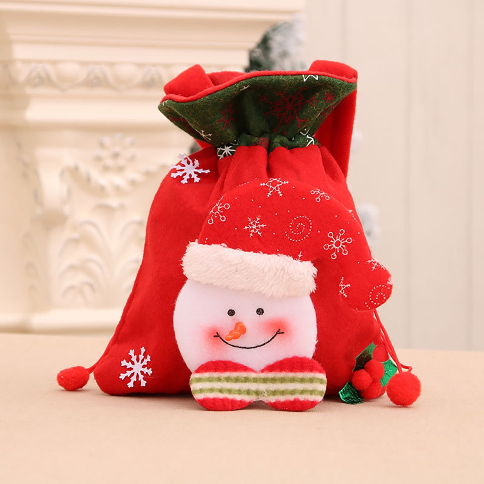 2024 Fall Christmas Dolls Bags Candy Bags Festive Drawstring Bags Gifts ...