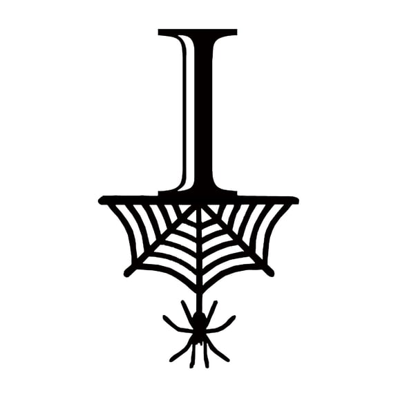 2024 Fall Clearance Halloween 26 Letter Decoration Hang Tag, Spider Hang Tag