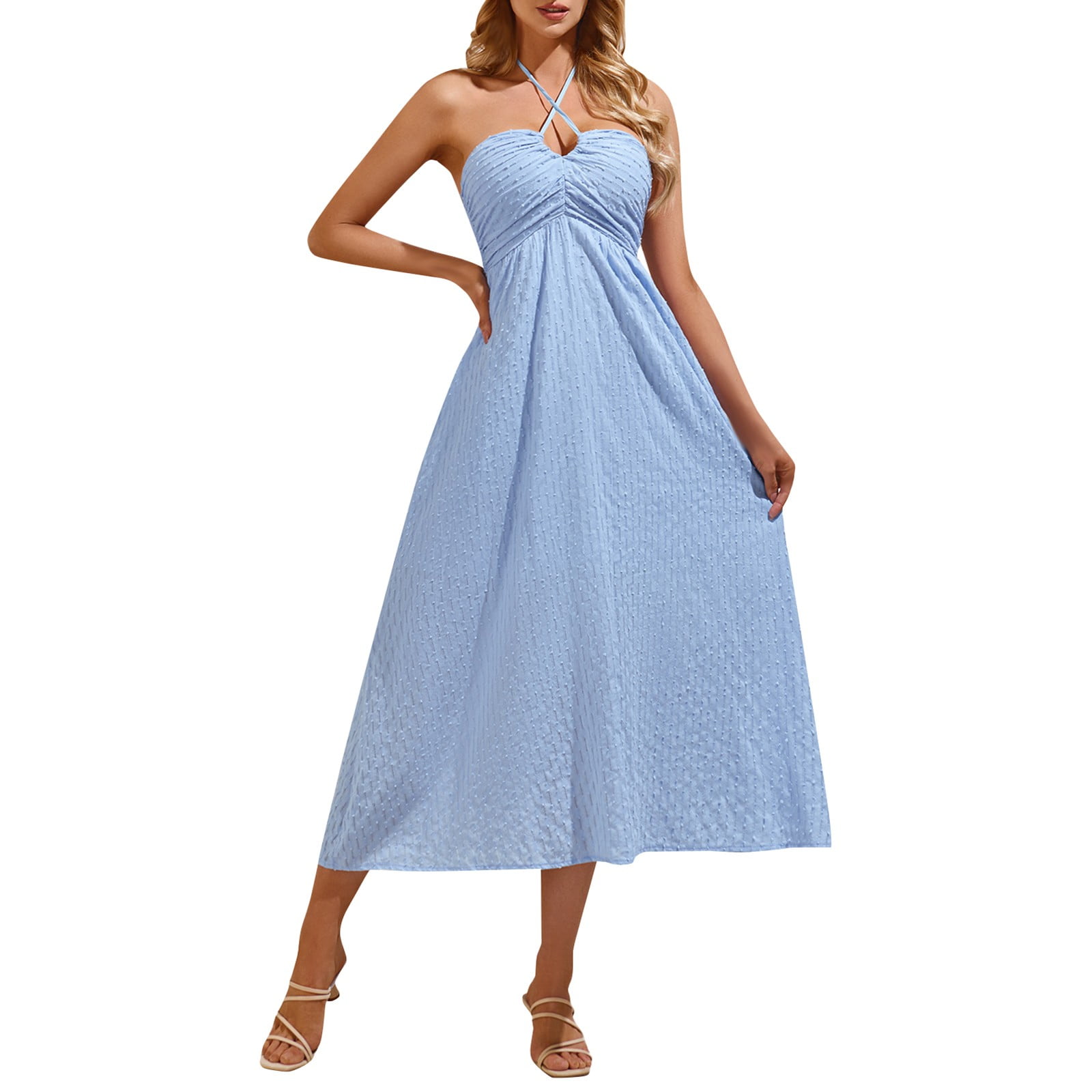 2024 Fall Dresses for Women Wedding Guest New Women's Summer Fresh V