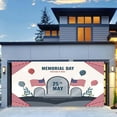 2024 Fall Memorial Day Garage Door Decoration Garage Door Banner Mural