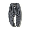 thumbnail image 1 of 2024 Fall Saving! Men's Sweatpants Stretch Waist Drawstring Casual Tapered Joggers Gym Trousers with Pockets Clearance $25 & under !, 1 of 3