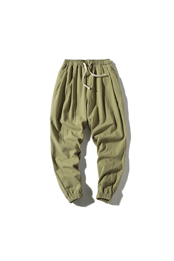 2024 Fall Saving! Men's Sweatpants Stretch Waist Drawstring Casual Tapered Joggers Gym Trousers with Pockets Clearance $25 & under !