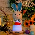2024 Fall Tabletop Decor Easter Doll Carrot Hugging Flower Cute Rabbit