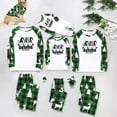 thumbnail image 1 of 2024 Family Christmas Pajamas Matching Sets and Dog Green Plaid Shirt Pants Printed Cozy Holiday Xmas Sleepwear Pjs Set Baby 3 Months, 1 of 6