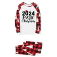 2024 Family Christmas Pajamas Set Matching Holiday Sleepwear for Adults