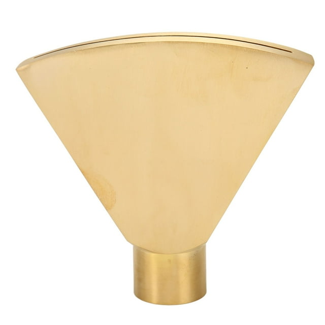 2024 Fan Shaped Fountain Nozzle G1 Inch Brass Flat Head Spray Nozzle Fountain Sprinkler Head for