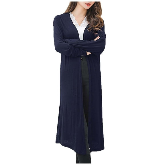 2024 Fashionable Women's Plus Size Cardigan Lightweight Long Sleeve Coat with Pockets for Spring Summer Autumn Winter