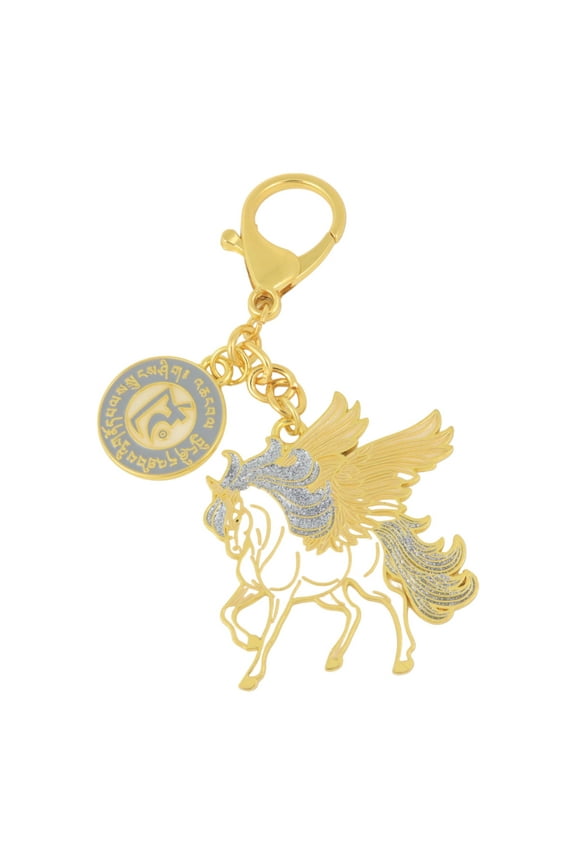 2024 Feng Shui Sky Unicorn With Spirit Essence Amulet Keychain