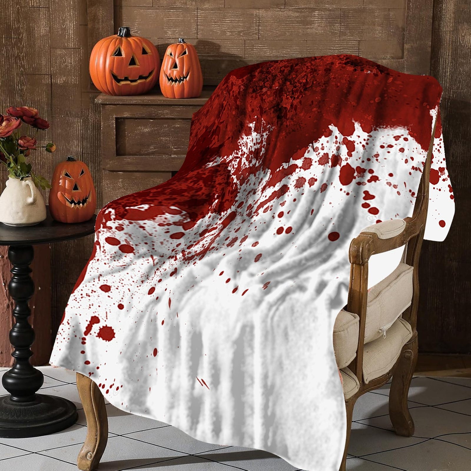 2024 Festival Theme Blanket Handprint Blanket Autumn Blanket Style