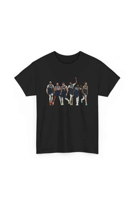 2024 Final Dallas Luka Irving PJ Washington basketball Unisex Cotton Tee