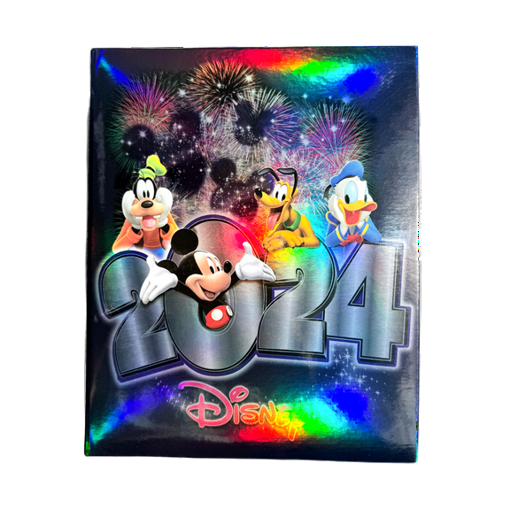 2024 Fireworks Photo Album 8.75" X 7" Holds 200 Photos 4" X 6" - Scrapbook Album with Self-Adhesive Pages for Wedding, Birthday, and Vacation Memories