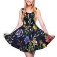 thumbnail image 1 of 2024 Floral Print Art Dress Almond Blossoms Street Dresses Female Club Skate Dress Hot High Waist Pattern Clothing Plus Size, 1 of 7