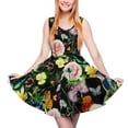 thumbnail image 1 of 2024 Floral Print Art Dress Almond Blossoms Street Dresses Female Club Skate Dress Hot High Waist Pattern Clothing Plus Size, 1 of 7