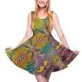 thumbnail image 1 of 2024 Flower Power Dress Retro 60s Trendy Dresses Sleeveless Street Fashion Print Skate Dress Summer Female Oversize Clothes, 1 of 7