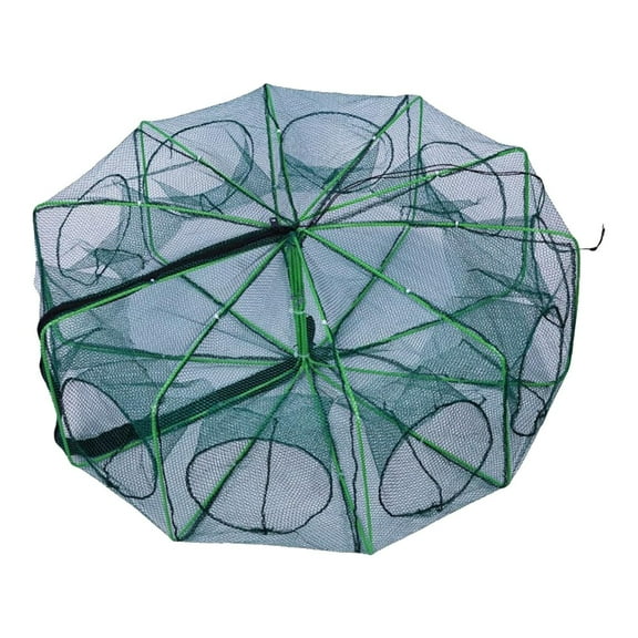 2024 Foldable Fishing Trap Kit Collapsible Net for Freshwater Saltwater Catch Fish Crab Crawfish
