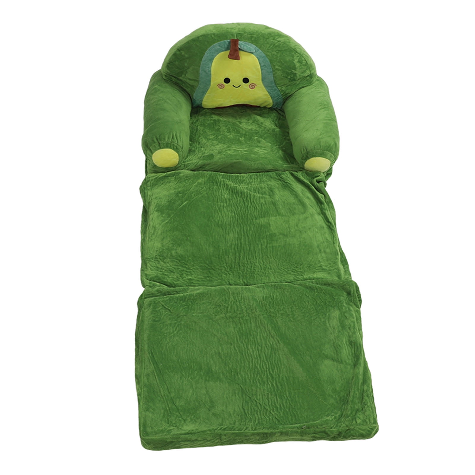 2024 Foldable Kids Sofa Cute Cartoon Design Short Plush Soft