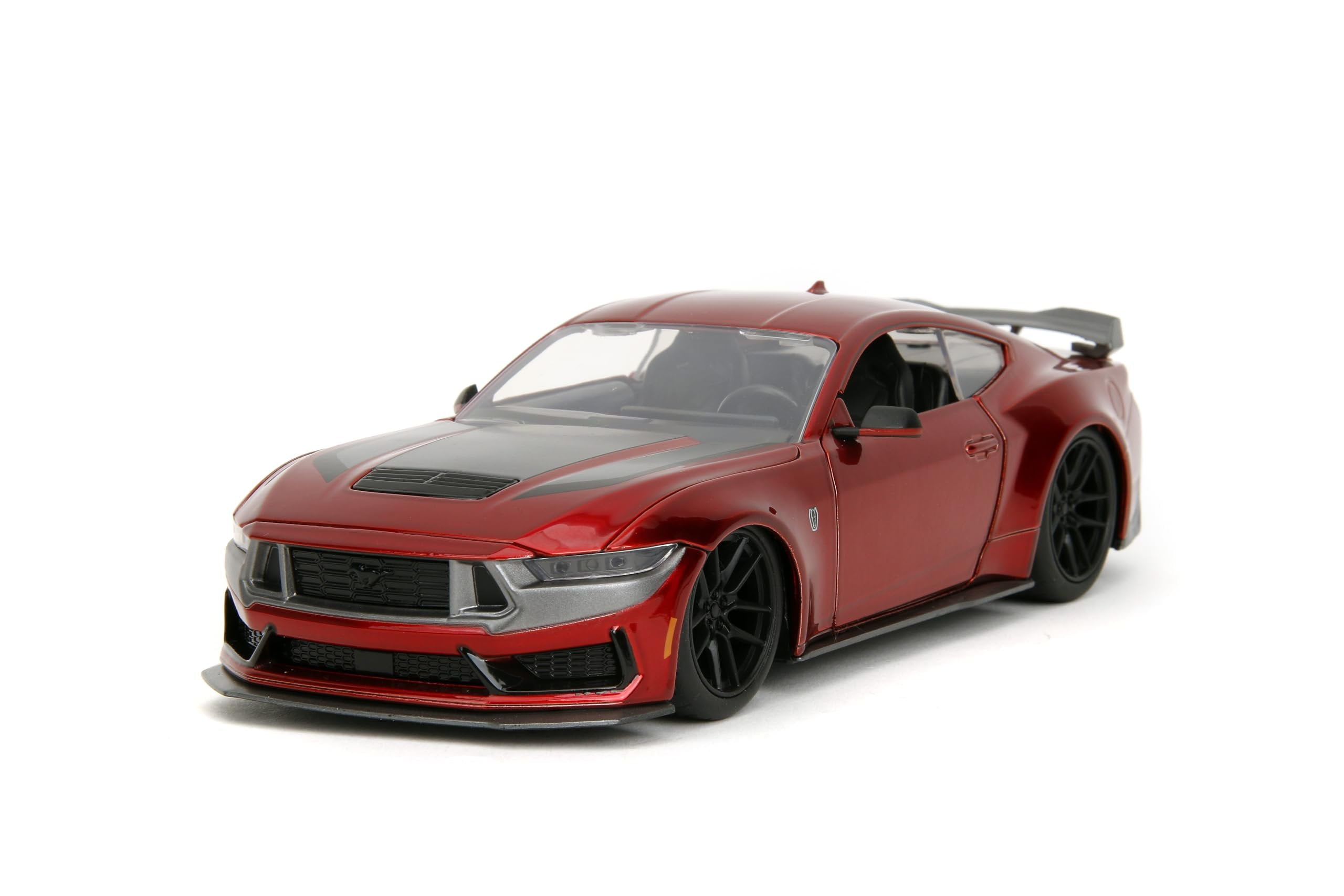 2024 Ford Mustang Dark House Candy Red with Gray Hood