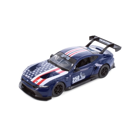 2024 Ford Mustang GT3 250th Anniversary, Dark Blue - Showcasts 661293/250 - 1/24 Scale Diecast Model Car