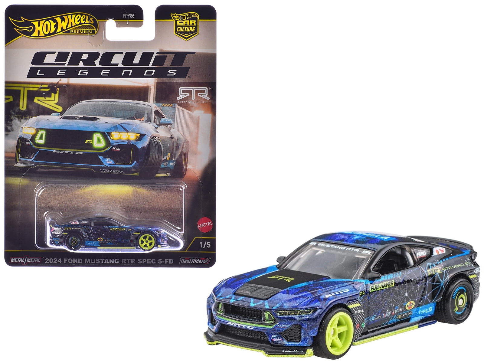 2024 Ford Mustang RTR Spec 5-FD Dark Blue with Graphics 