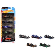 2024 Formula 1 World Championship 5 piece Set Diecast Model Cars by Hot Wheels