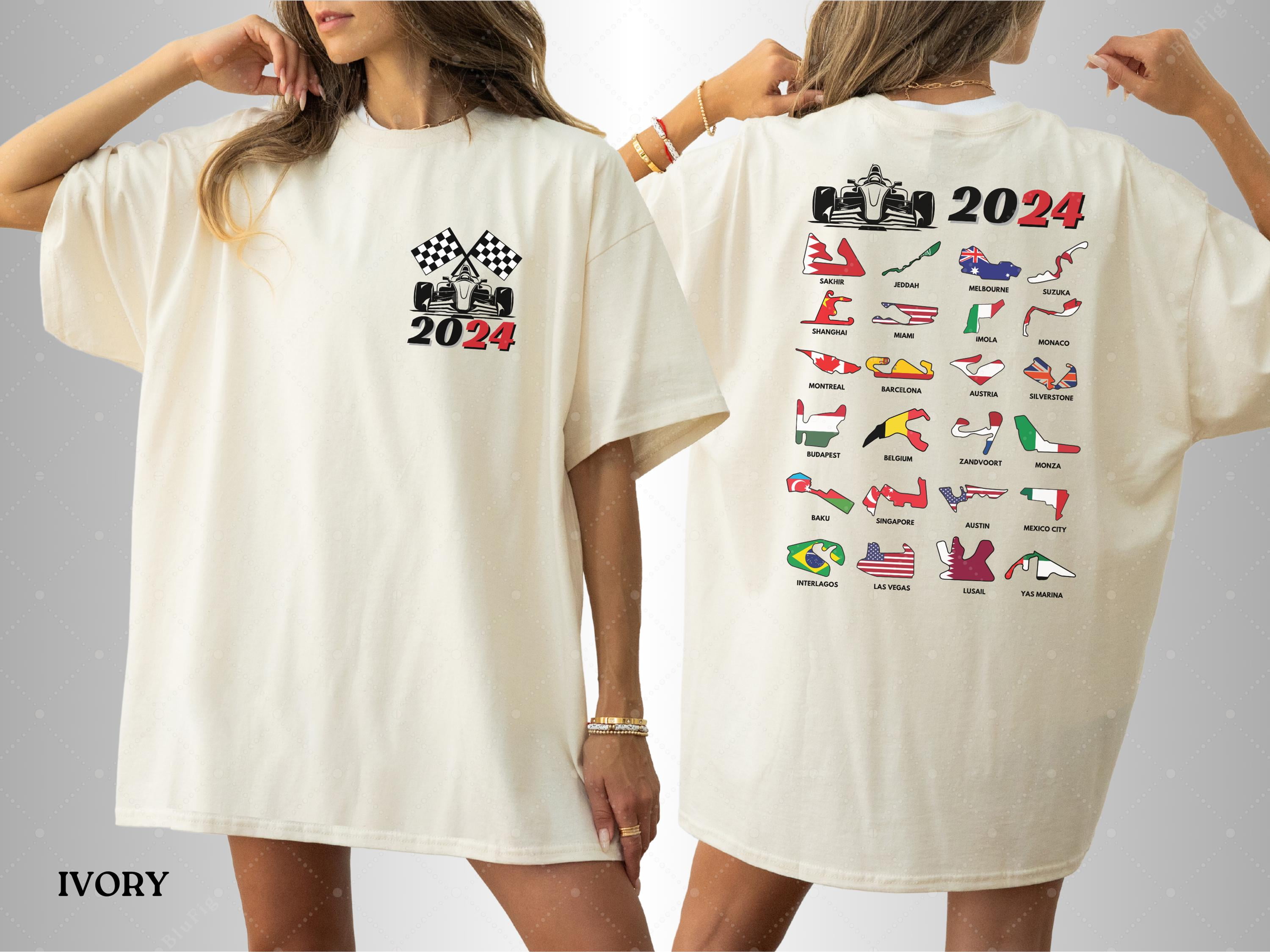2024 Formula One Season TShirt, F1 Car Tee, F1 Merch Tshirt, Pit Lane TShirt, F1 Racing F