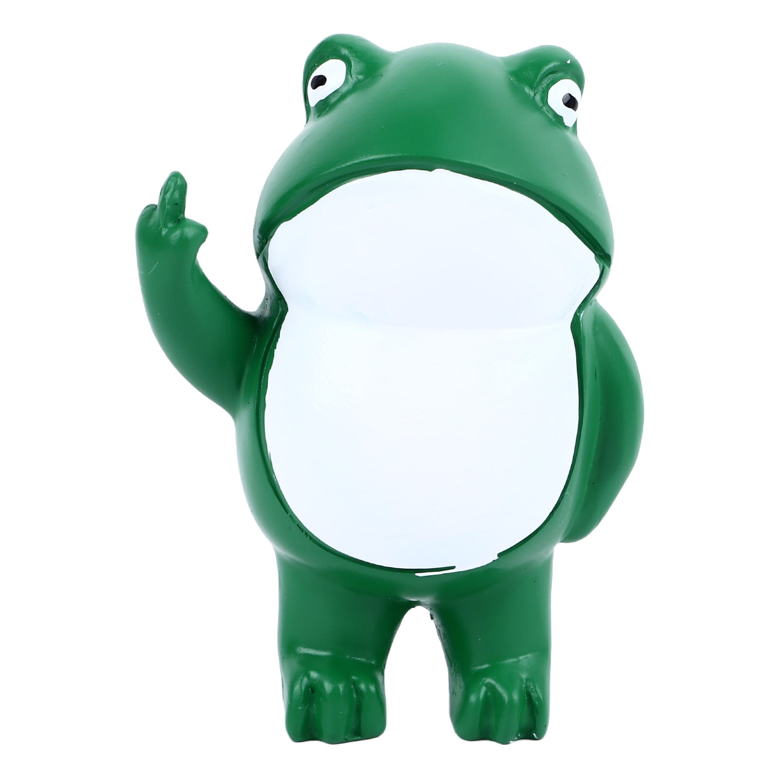 2024 Frog Figurine Rebellious Funny Middle Finger Frog Statue Safe ...