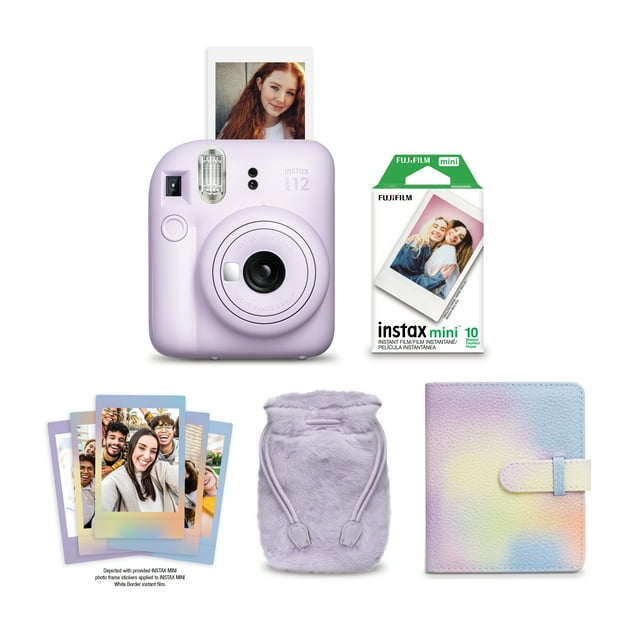 2024 Fujifilm instax Mini 12 Holiday Bundle, Purple
