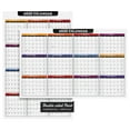 thumbnail image 1 of 2026 Full Desk Calendar - 11" x 17" Large Size 12 Month Planner - 2 Sided Vertical/Horizontal Reversible - Printed on Thick and Durable 80lb Cover (216 GSM) Cardstock - Easy to Write On - 2 Per Pack, 1 of 7