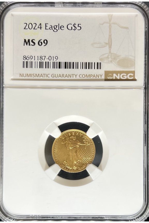2024 G$5 Eagle MS69 NGC (PA8691187019)