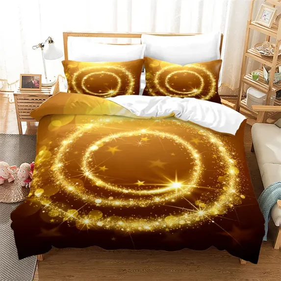 2024 Galaxy Duvet Cover King Size Modern Universe Star Print Bedding Set Abstract Geometric Quilt Cover For Kids Adults r