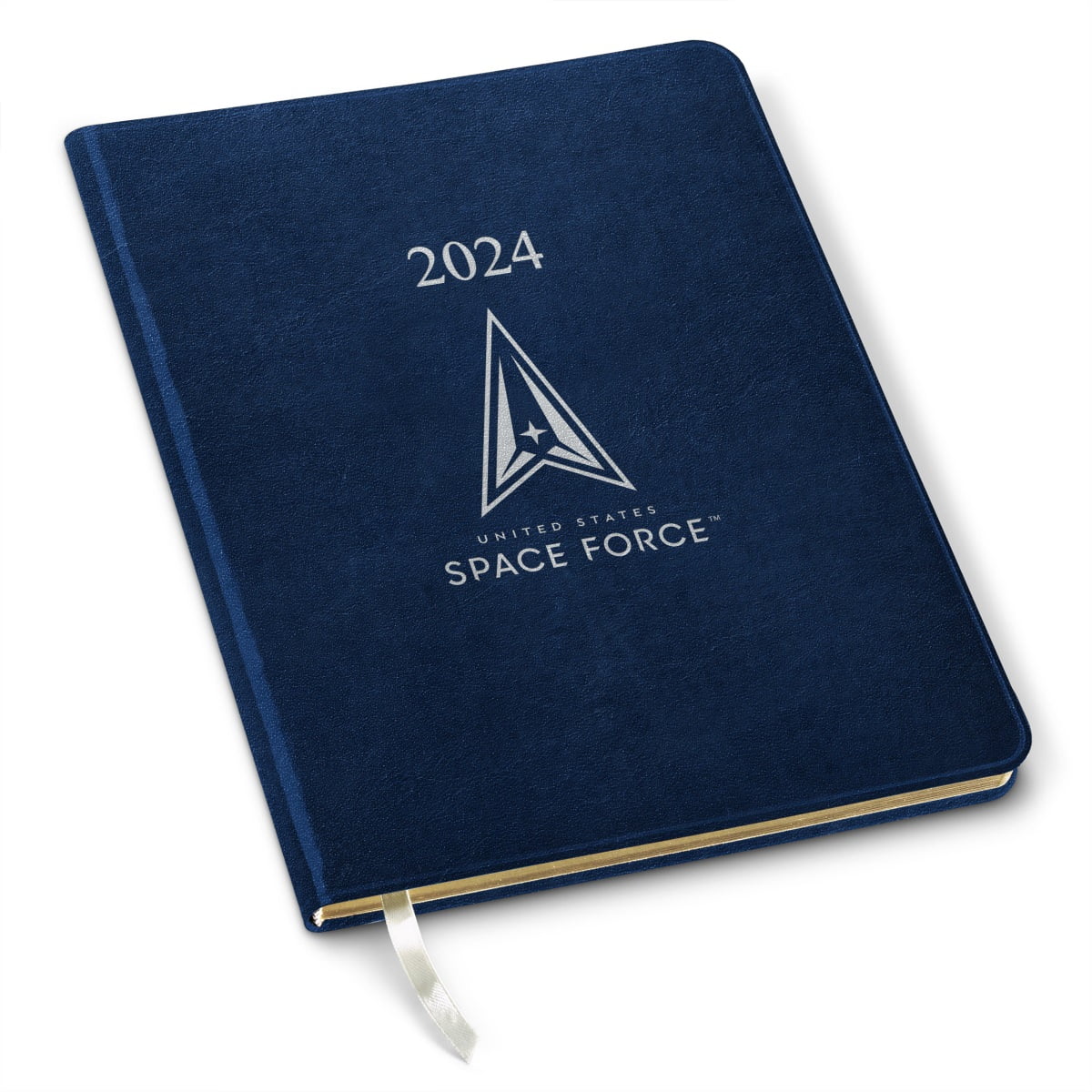 2024 Gallery Leather Professional Planner Acadia Navy Space Force