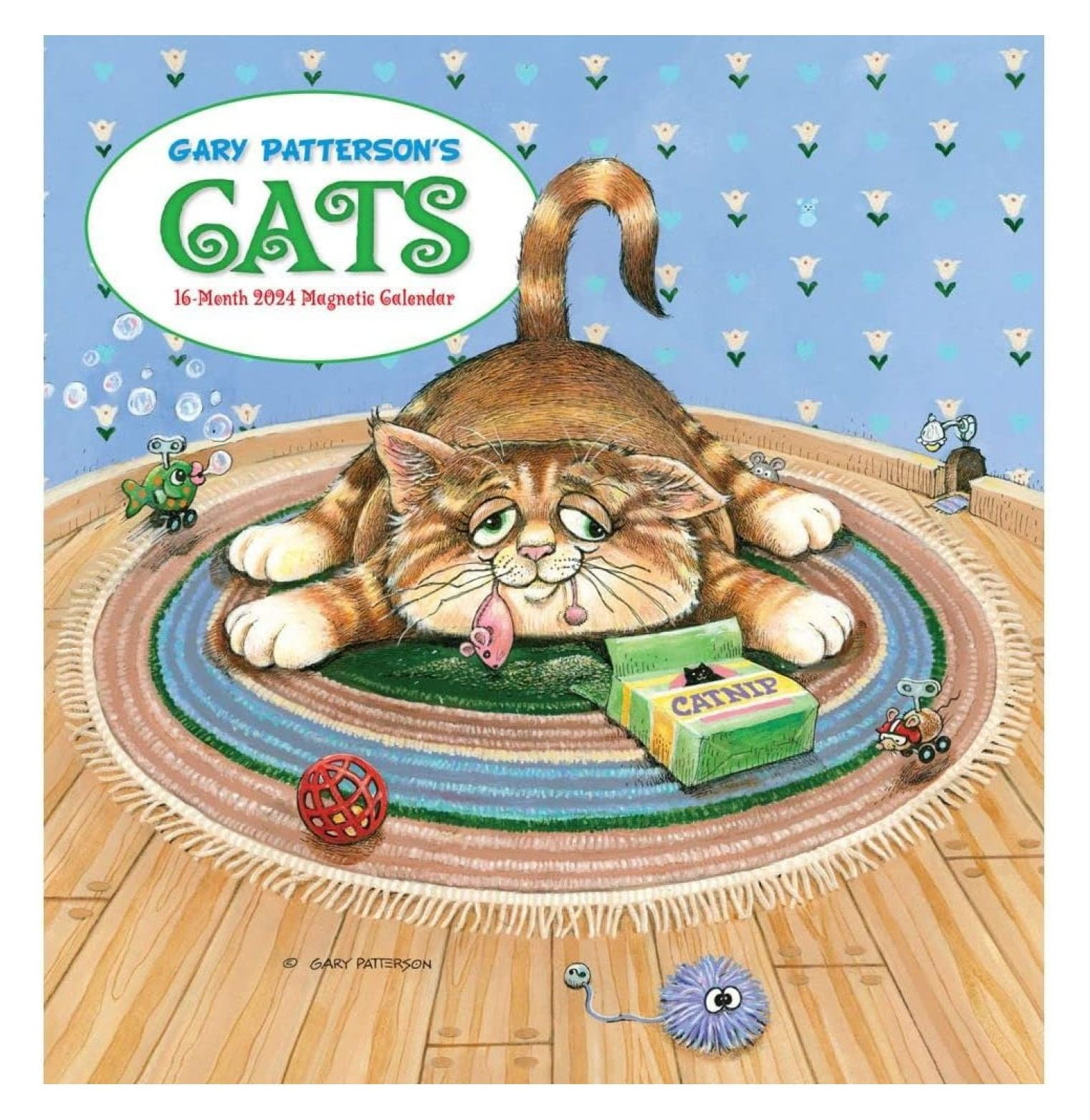 2024 Gary Patterson's Cats Mount Wall Calendar With Pen