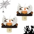 thumbnail image 1 of Halloween-themed festival lights, ghost lights, suitable for bedroom, living room, garden decoration, with a strong atmosphere., 1 of 8