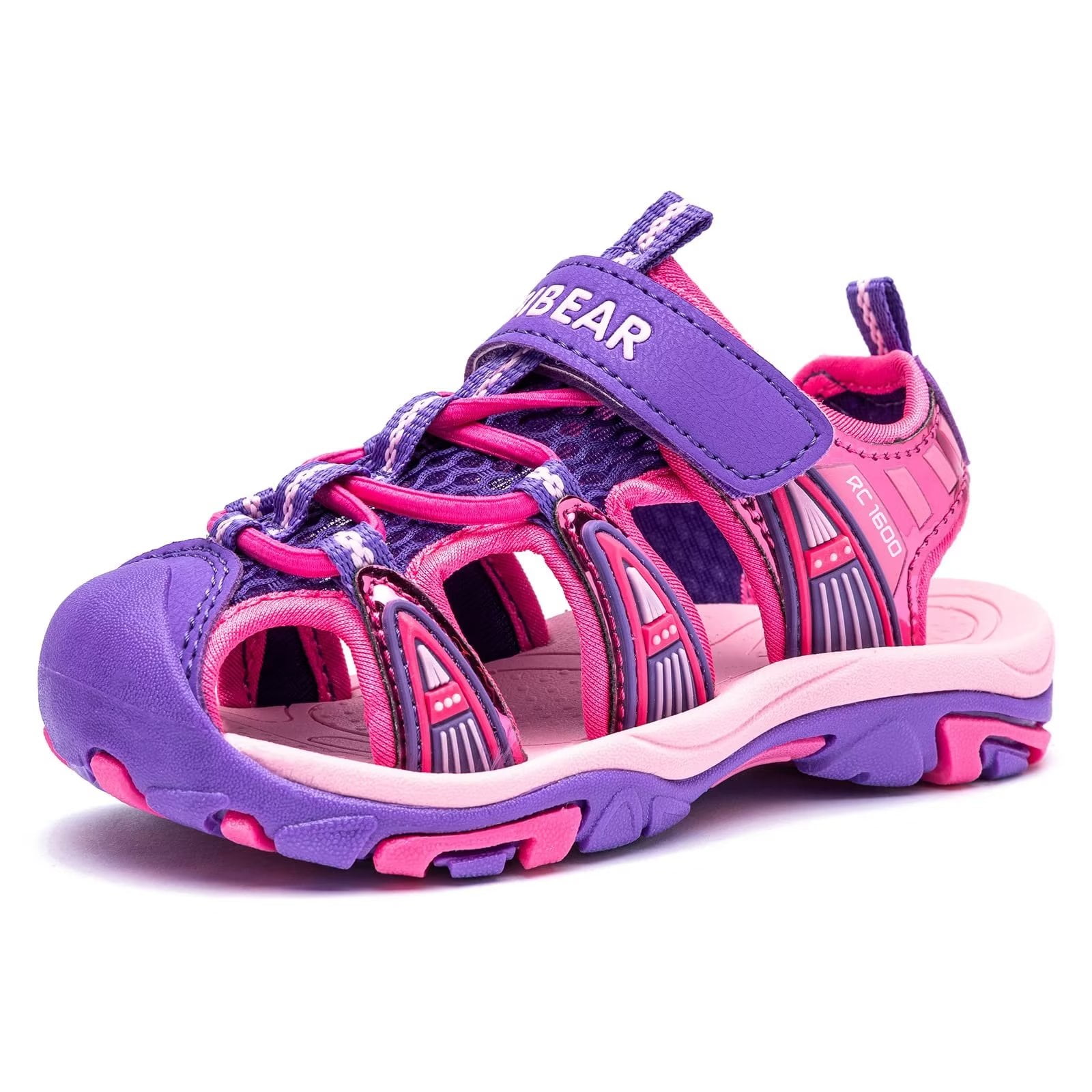 2024 Girls Closed Toe Sandals Summer Water Shoes(Toddler/Little Kid